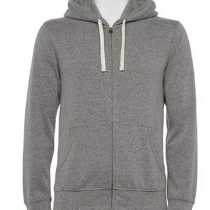Men's Sonoma Goods For Life® Fleece Full-Zip Hoodie Grey color XL Size NWT
